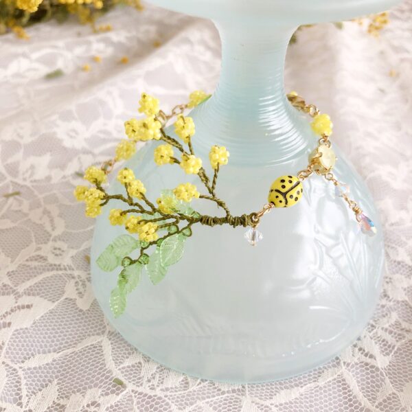 一房のミモザ　ブレスレット